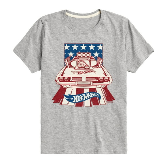 Hot Wheels - Rodger Dodger Flag - Kids Toddler And Youth Short Sleeve Tee