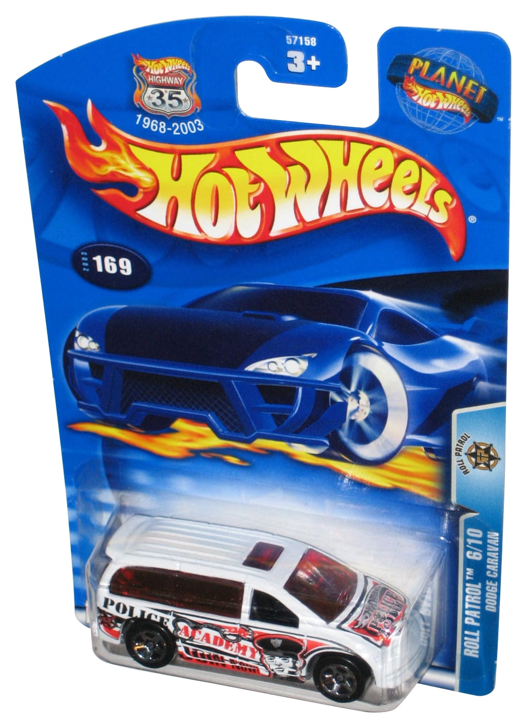 Hot Wheels Roll Patrol 6 10 Dodge Caravan 2002 Mattel White Toy Van 169 Walmart