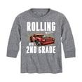 thumbnail image 1 of Hot Wheels - Rolling Into 2nd Grade - Youth Long Sleeve Graphic T-Shirt, 1 of 5