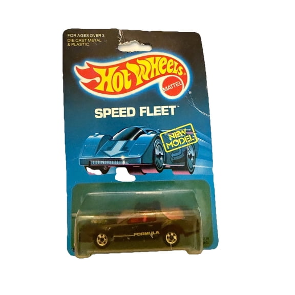Hot Wheels SPEED FLEET '80s Firebird FORMULA #5128 Vintage 1988 Black Brand New