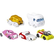 Hot Wheels Sanrio Set of 5 Character Toy Cars, Collectible Vehicles Including Hello Kitty