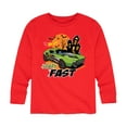 thumbnail image 1 of Hot Wheels - Scary Fast - Toddler And Youth Long Sleeve Graphic T-Shirt, 1 of 5