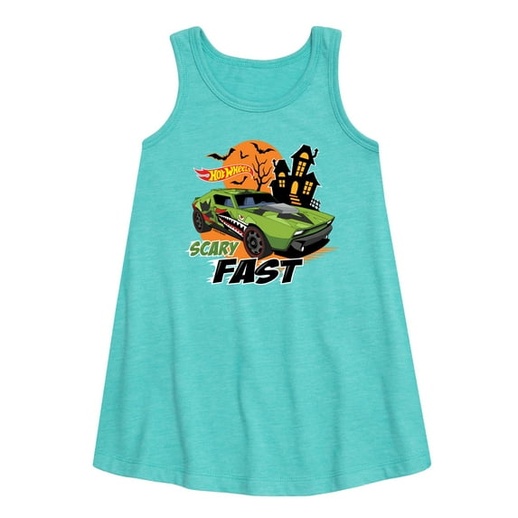 Hot Wheels -Scary Fast - Toddler and Youth Girls A-line Dress