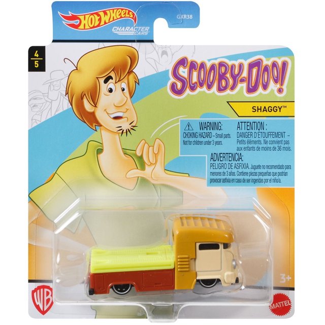 Hot Wheels - SCOOBY-DOO - SHAGGY Character Cars 4 Of 5 NEW IN PACKAGE