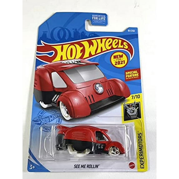 Hot Wheels See Me Rollin, Experimotors 7/10 Red 81/250