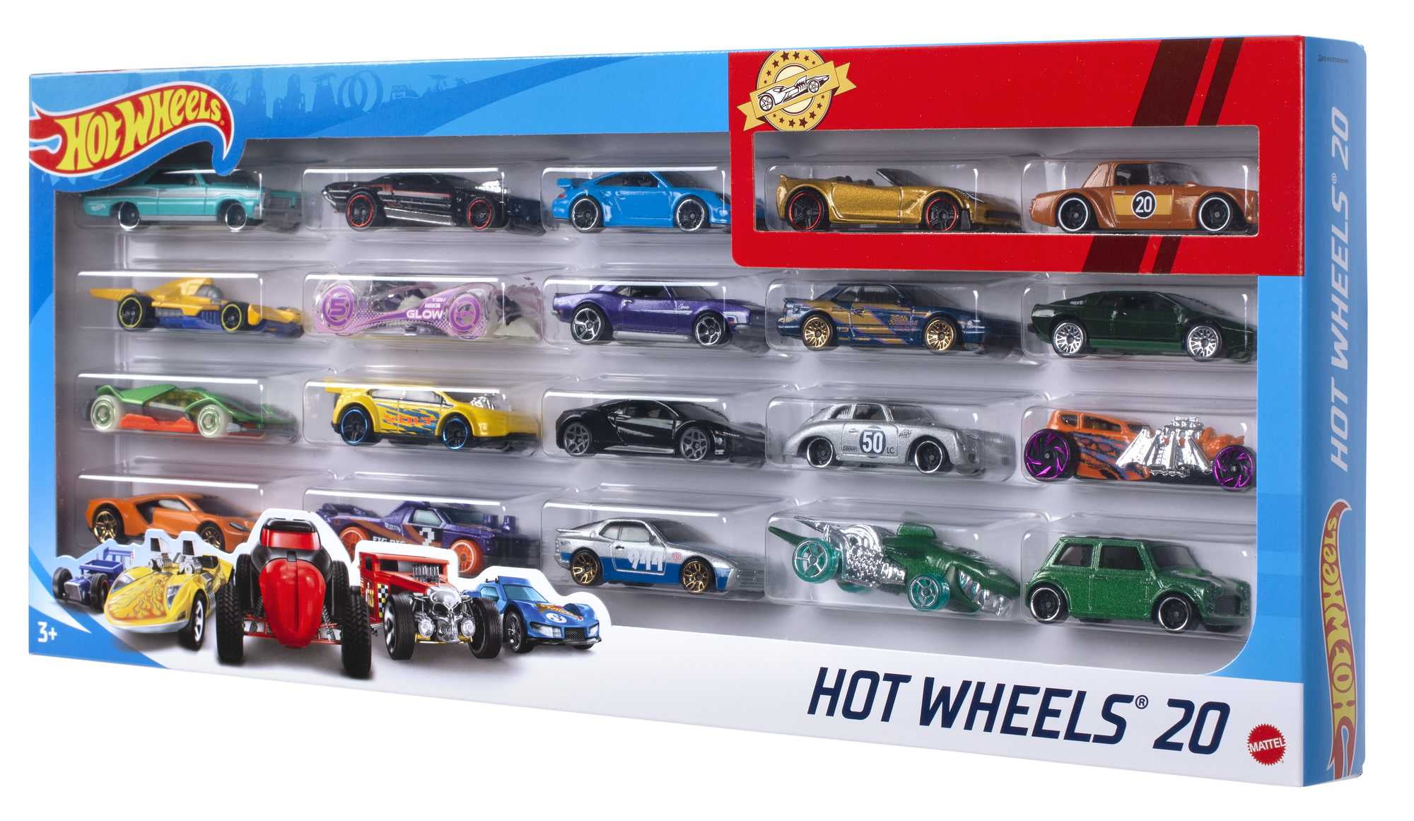 Hot Wheels 9-Car Pack 1:64 Scale Vehicles