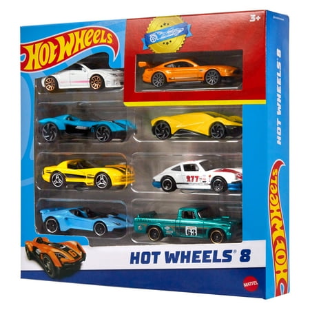 Hot Wheels - 8-Pack Vehicles - Styles May Vary