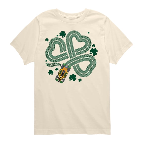 Hot Wheels - Shamrock Track - Youth Boys Short Sleeve Graphic T-Shirt