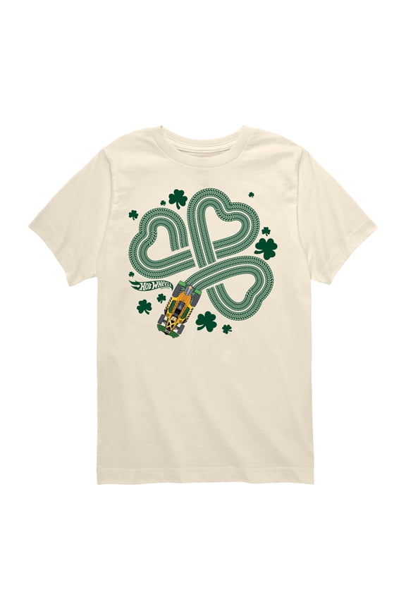 - Shamrock Track - Youth Boys Short Sleeve Graphic T-Shirt