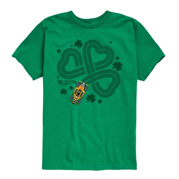 Hot Wheels - Shamrock Track - Youth Boys Short Sleeve Graphic T-Shirt