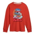 thumbnail image 1 of Hot Wheels - Shark Love Bites - Toddler & Youth Long Sleeve Graphic T-Shirt, 1 of 5