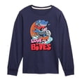 thumbnail image 1 of Hot Wheels - Shark Love Bites - Toddler & Youth Long Sleeve Graphic T-Shirt, 1 of 5
