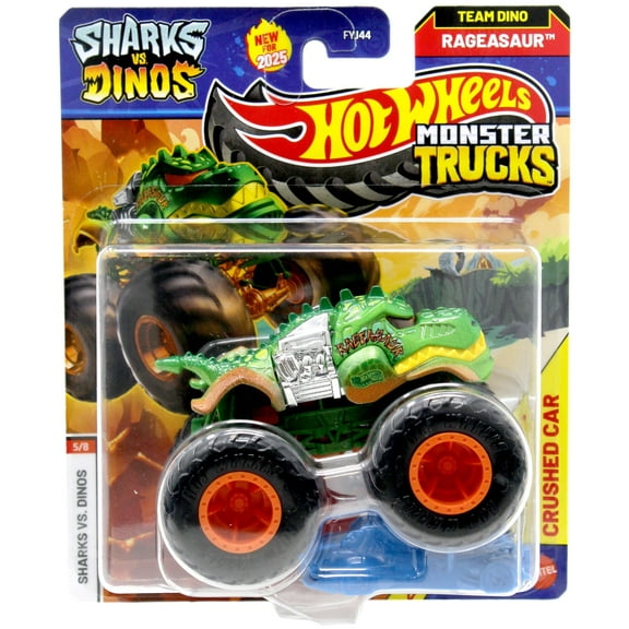Hot Wheels Sharks vs. Dinos Rageasaur Diecast Car