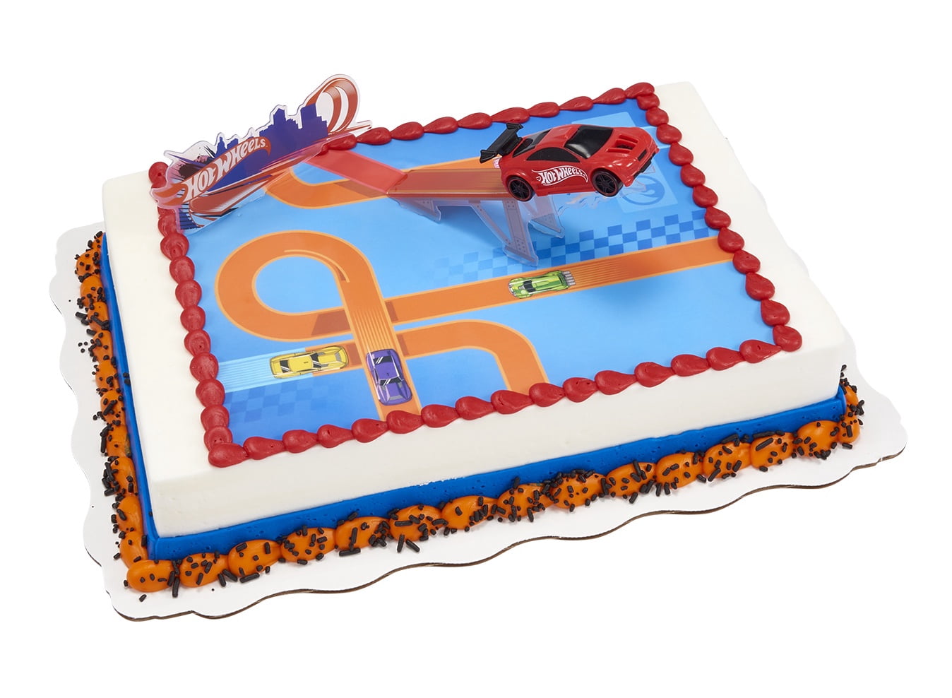 Hot Wheels​ Sheet Cake