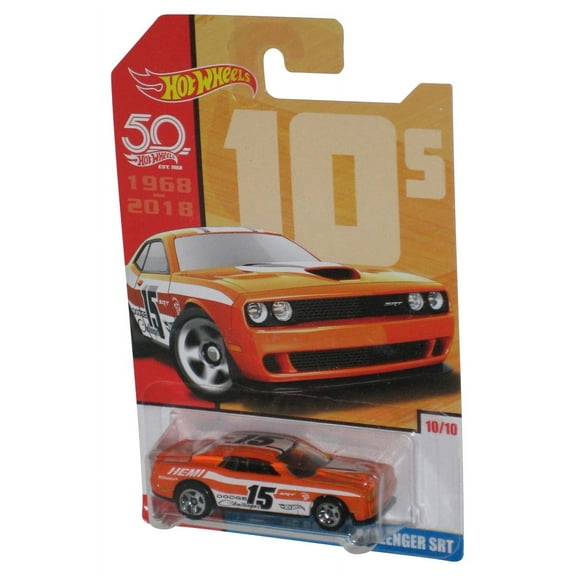 Hot Wheels Short Card (2018) Orange & Blue '15 Land Rover Defender Double Cab Baja Blazers Toy 6/10