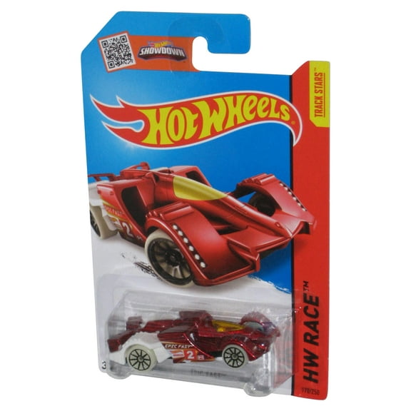 Hot Wheels Showdown HW Race (2013) Epic Fast Red Toy Car 170/250
