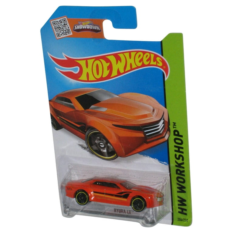 Hot Wheels Showdown HW Workshop (2013) Orange Ryura LX Toy Car 204