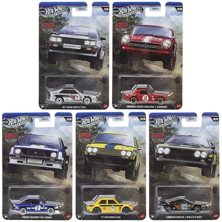 Hot Wheels Silver Series 2026 Rally Racers Complete Set 5 Pack