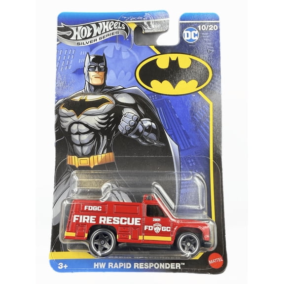 Hot Wheels Silver Series Batman HW Rapid Responder Fire Rescue