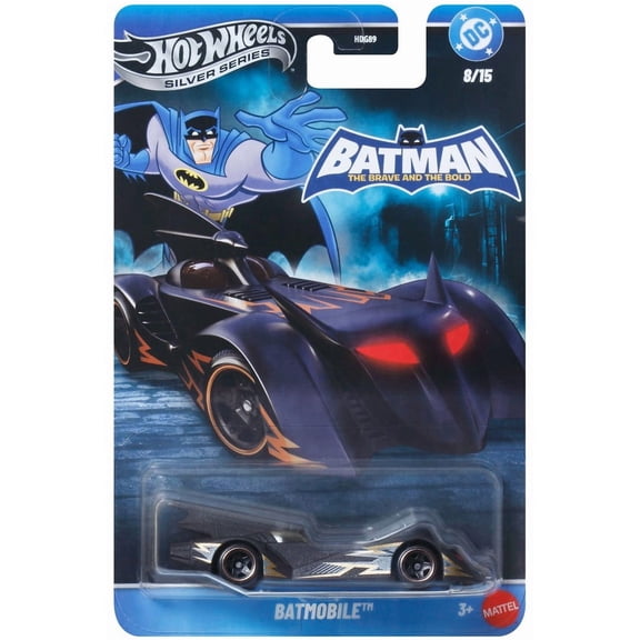 Hot Wheels Silver Series Batmobile Diecast Car