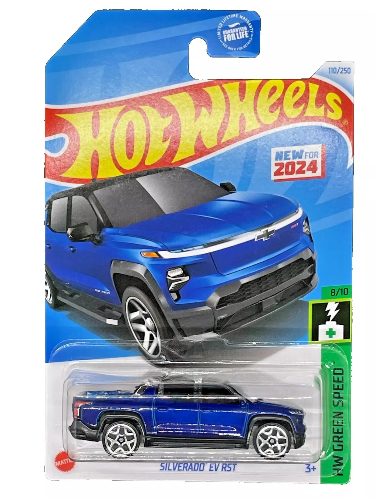 Hot Wheels Silverado EV RST 110/250 HW Green Speed 8/10