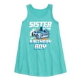 thumbnail image 1 of Hot Wheels - Sister Of Birthday Boy - Toddler And Youth Girls A-line Dress, 1 of 3