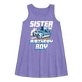 thumbnail image 1 of Hot Wheels - Sister Of Birthday Boy - Toddler And Youth Girls A-line Dress, 1 of 3