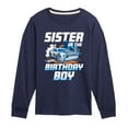 thumbnail image 1 of Hot Wheels - Sister Of Birthday Boy - Toddler And Youth Long Sleeve Graphic T-Shirt, 1 of 4