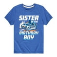 thumbnail image 1 of Hot Wheels - Sister Of Birthday Boy - Toddler And Youth Short Sleeve Graphic T-Shirt, 1 of 4