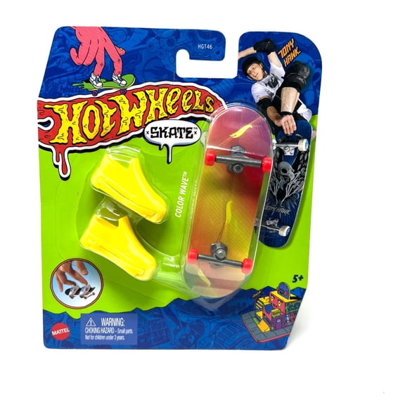 Hot Wheels Skate Color Wave Fingerboard & Shoes