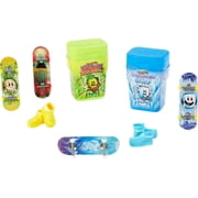 Hot Wheels Skate Fingerboards & Skate Shoes, 2 Flavor Containers with 2 Exclusive Boards & 1 Pair Shoes