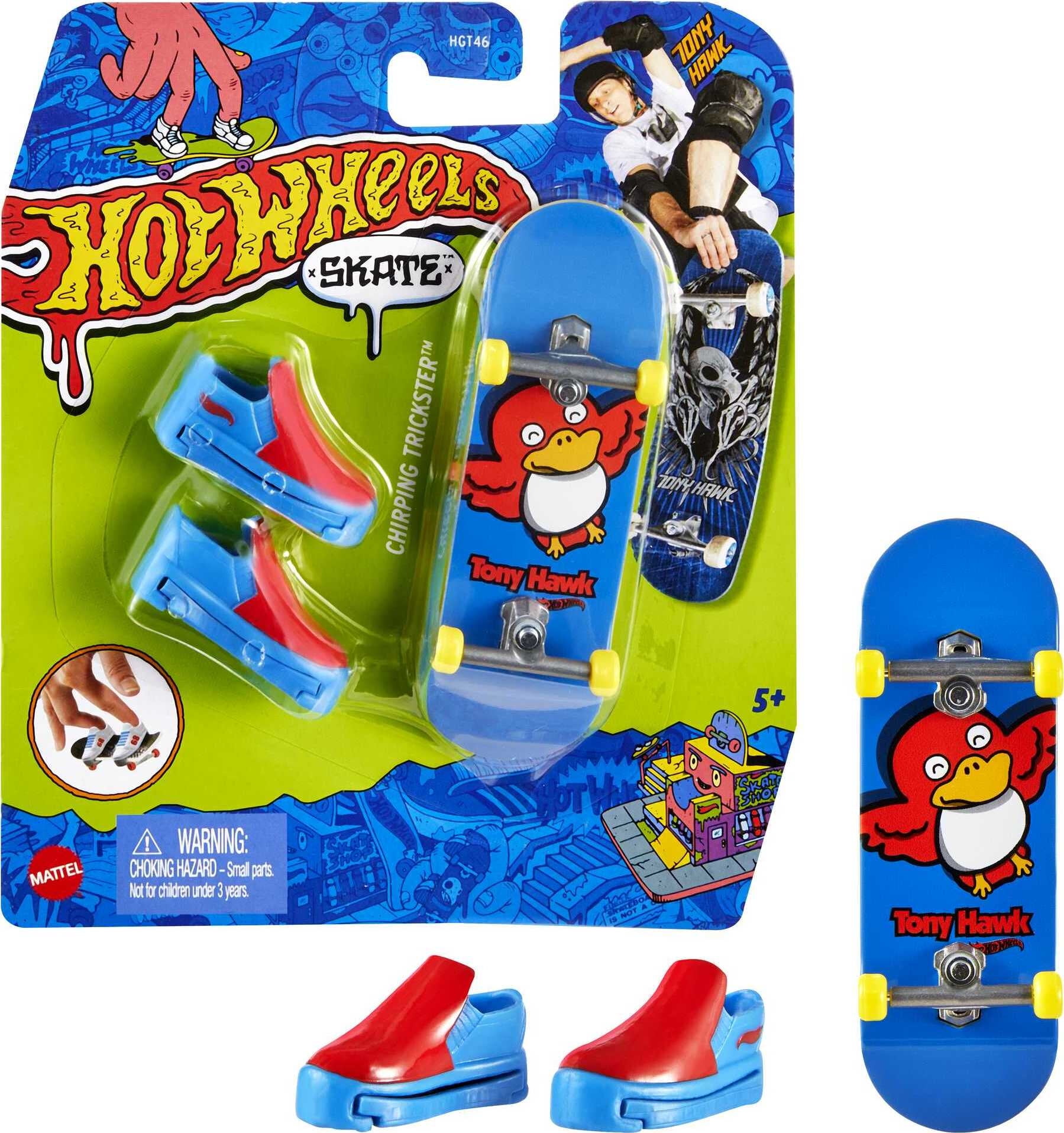 Hot Wheels Teamed with Tony Hawk for Its First Fingerboard Line