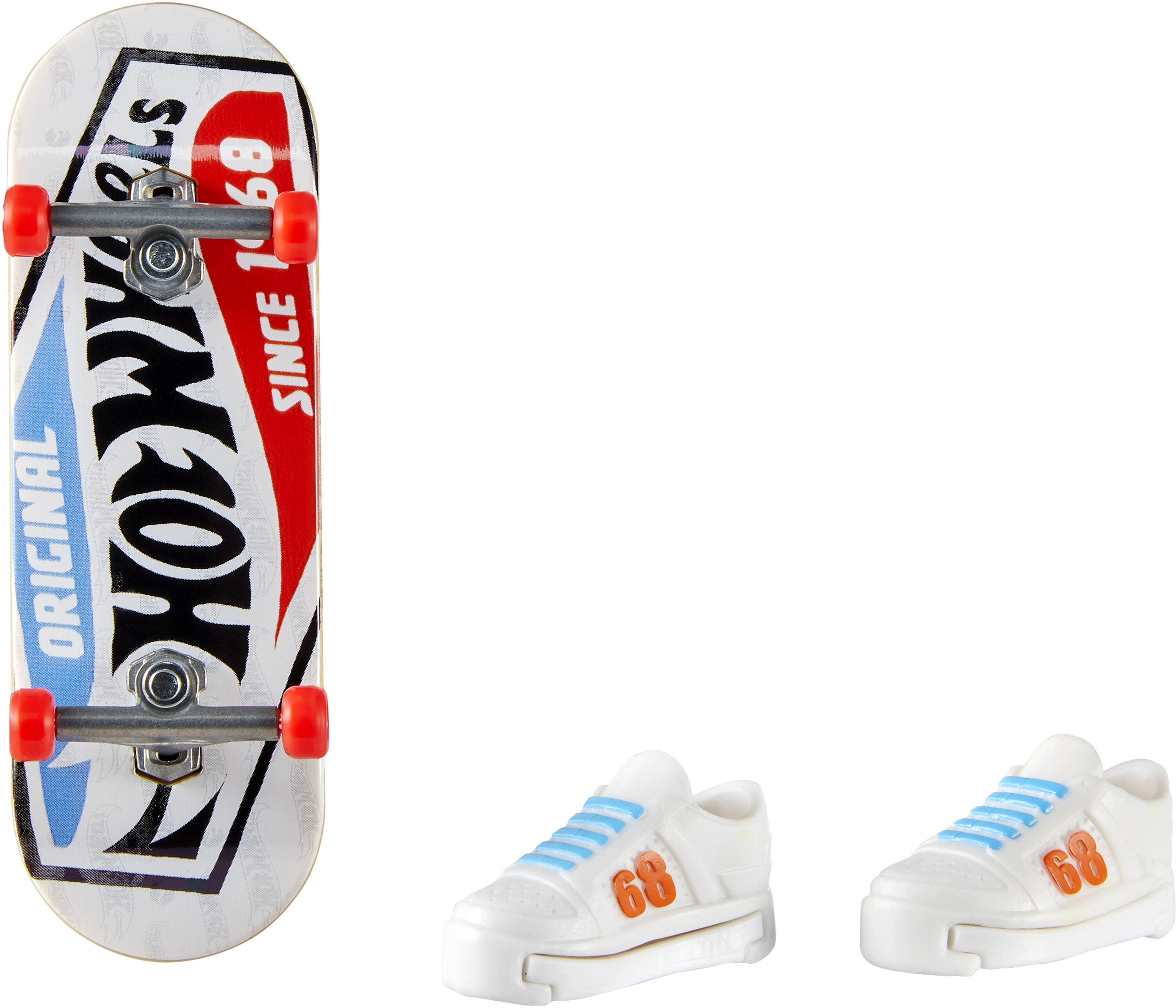 Hot Wheels Skate 8-Pack Bundle Of Tony Hawk-themed Fingerboards And Shoes