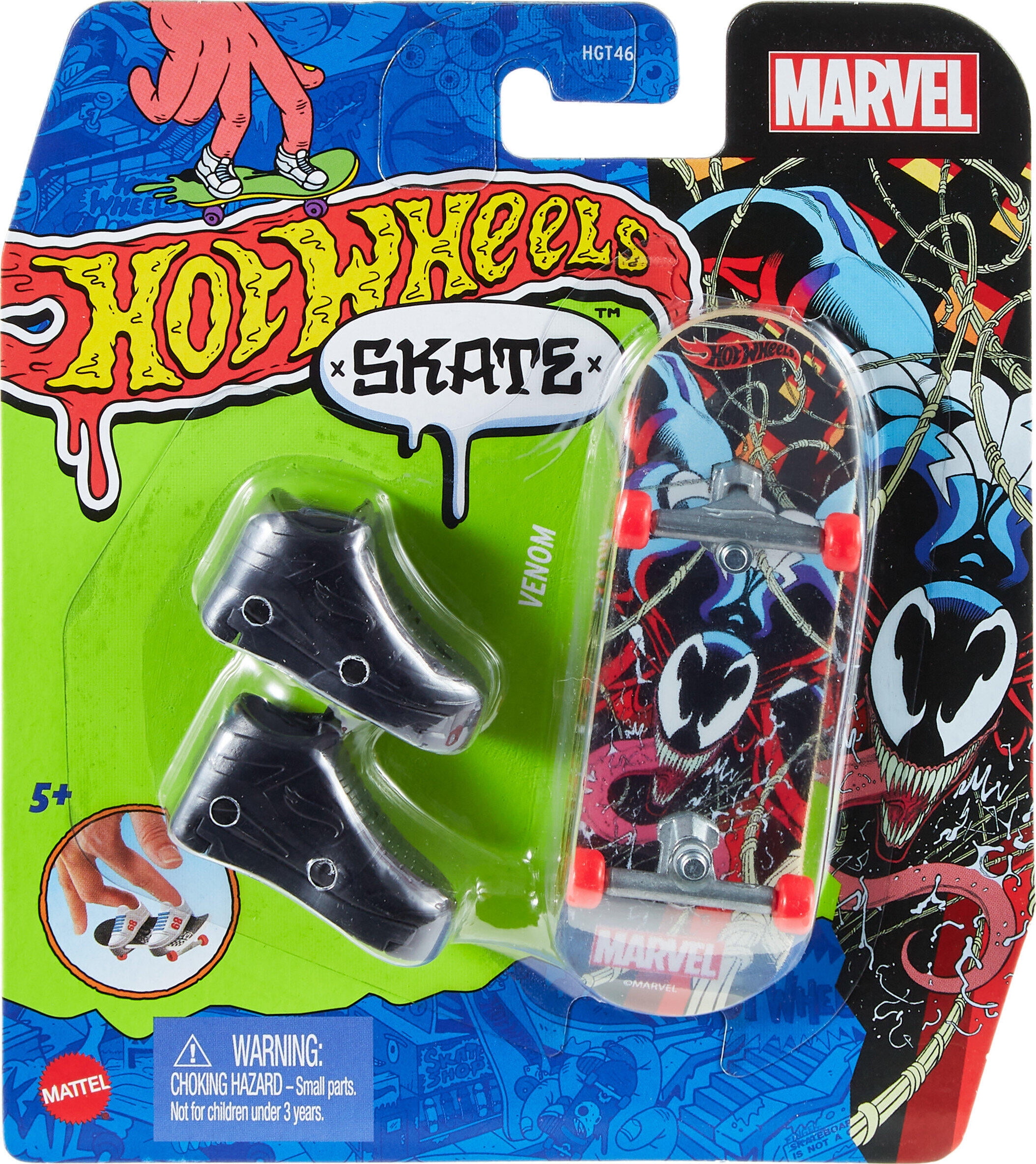 Hot Wheels Skate Tony Hawk Fingerboard & Skate Shoes, Toy for Kids (styles May Vary), Size: One Size