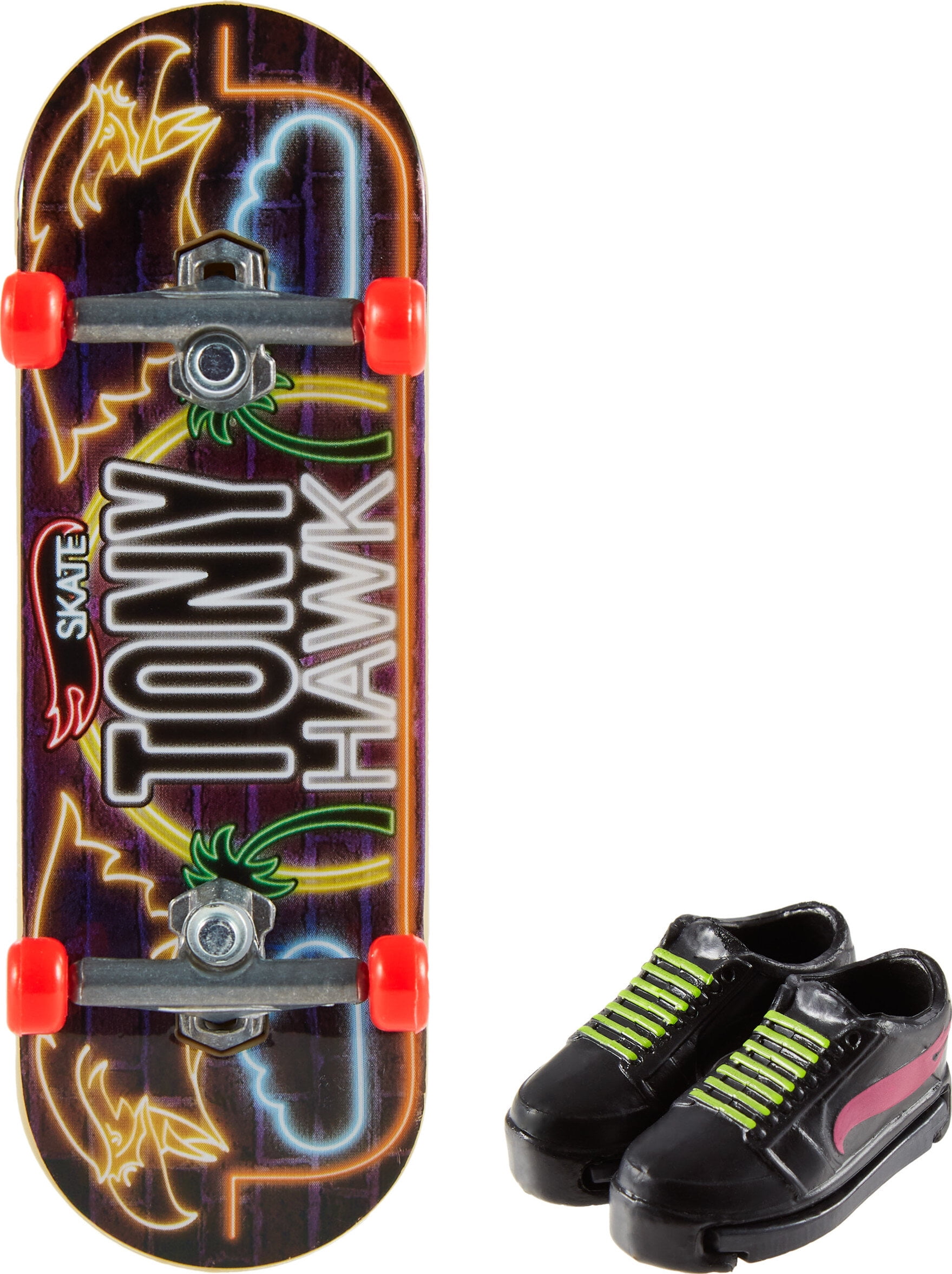 Hot Wheels Skate Tony Hawk Fingerboards & Skate Shoes, Toy for Kids