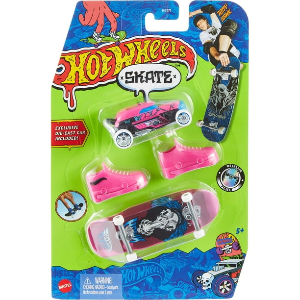 Hot Wheels Skate Tony Hawk Shifter Grip Tape 3 Fingerboard, Rip Rod