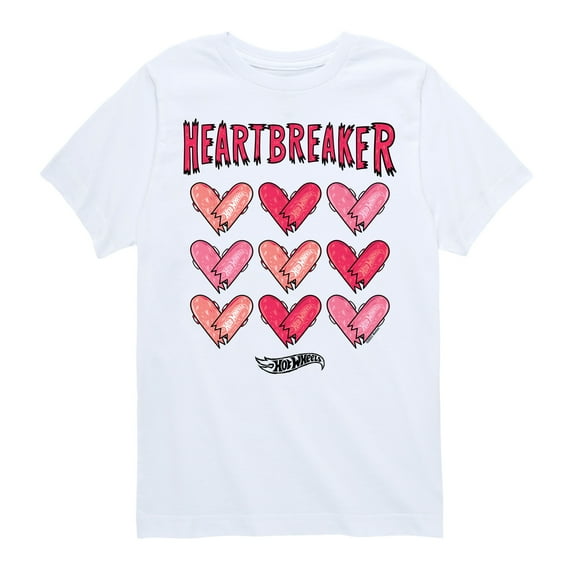 Hot Wheels - Skateboard Hearts Heartbreaker - Toddler & Youth Short Sleeve Graphic T-Shirt