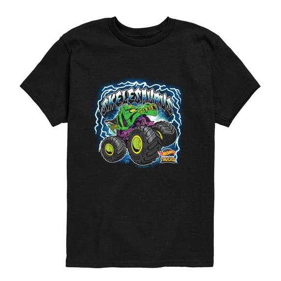 Hot Wheels - Skelesaurus Toddler Boys' Toddler Short Sleeve Graphic T-Shirt