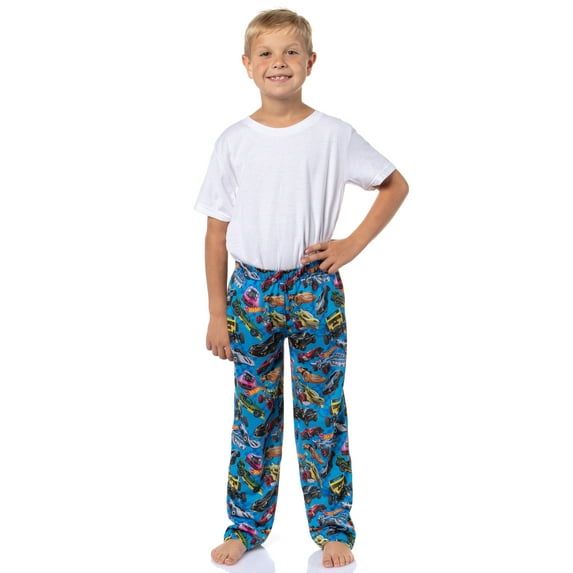 Hot Wheels Sleep Family Bone Shaker Sharkruiser Tossed Cars Print Pajama Pants