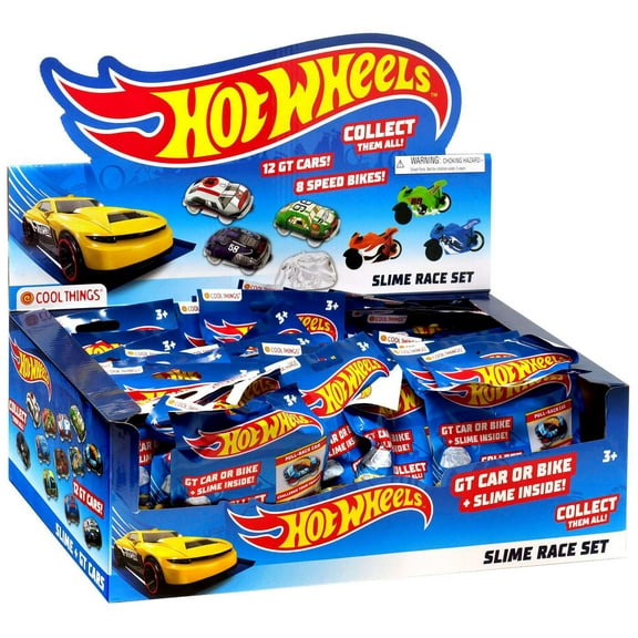 Hot Wheels Slime Race Set Mystery Box (48 Packs)