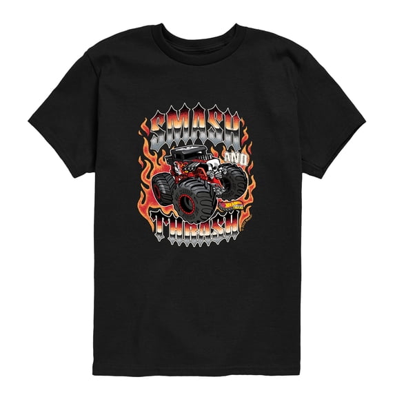 Hot Wheels - Smash And Thrash Toddler Boys' Toddler Short Sleeve Graphic T-Shirt