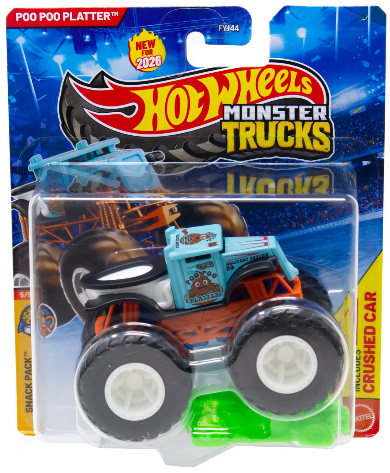 Hot Wheels Snack Pack Poo Poo Platter Diecast Car