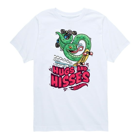 Hot Wheels - Snake Hugs & Kisses - Toddler & Youth Short Sleeve Graphic T-Shirt
