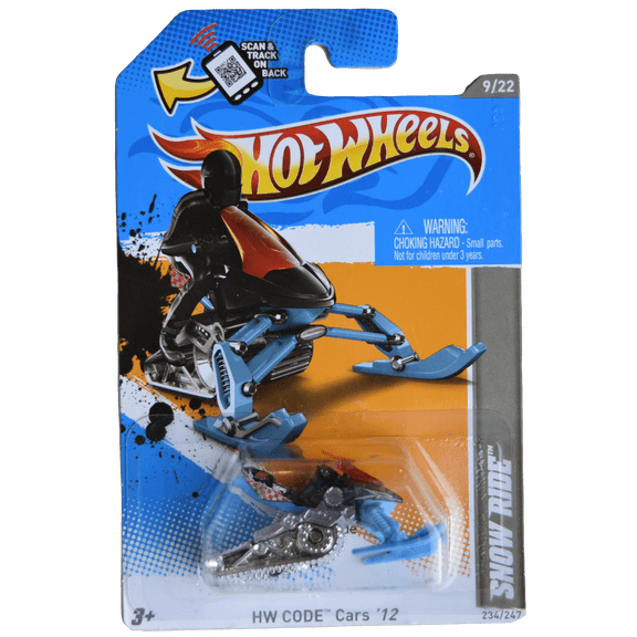 Hot Wheels Snow Ride, HW Code Cars '12 9/22 [black/red/blue] 234/247