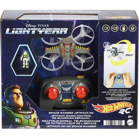 Hot Wheels Space Ranger Jetpack RC, Flying Toy for Kids 8 Years Old & Older