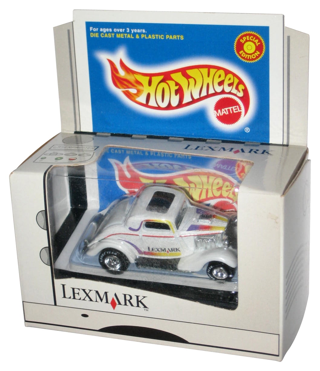 Hot Wheels Special Edition (1998) White '34 Ford Lexmark Box Toy