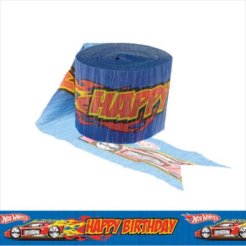 Hot Wheels 'Speed City' Crepe Paper Streamer (30ft)