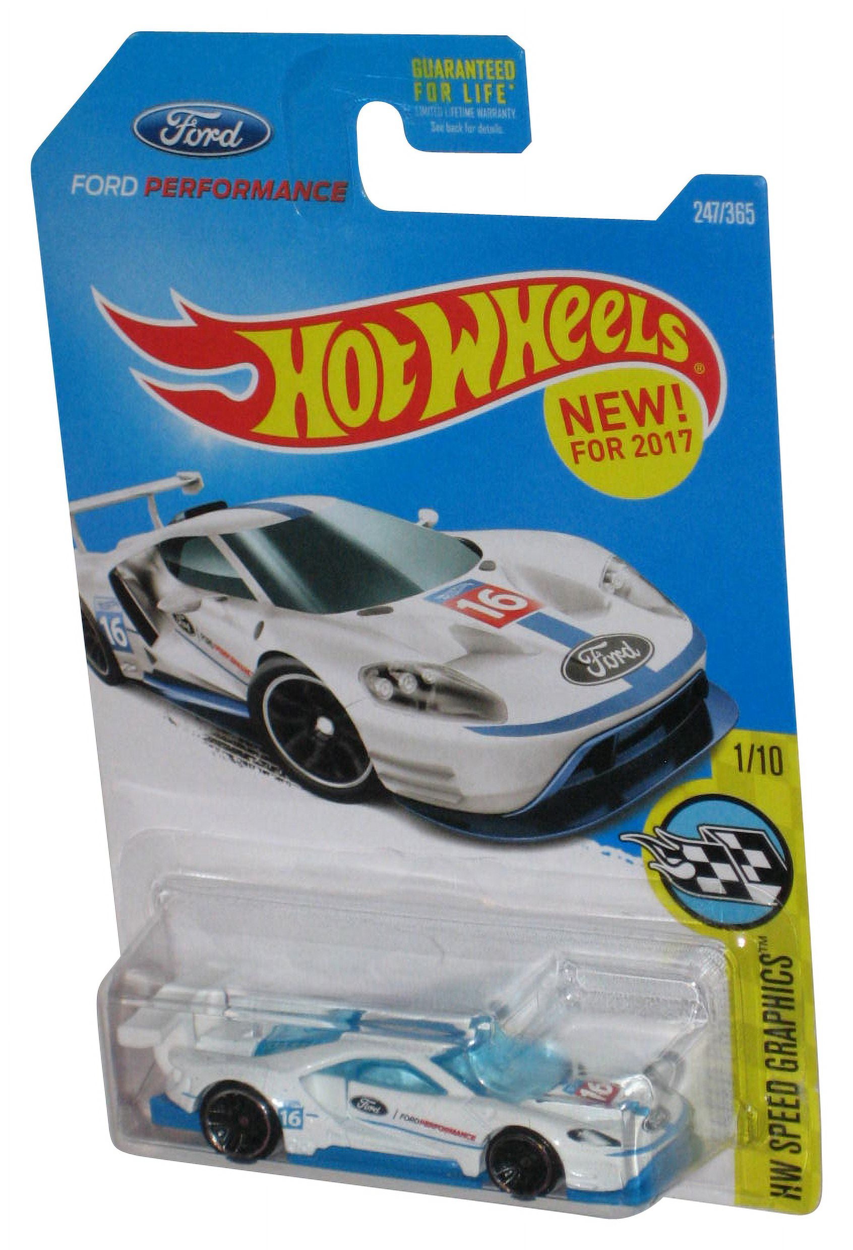 Hot Wheels Speed Graphics Ford Performance (2017) White 2016 Ford GT