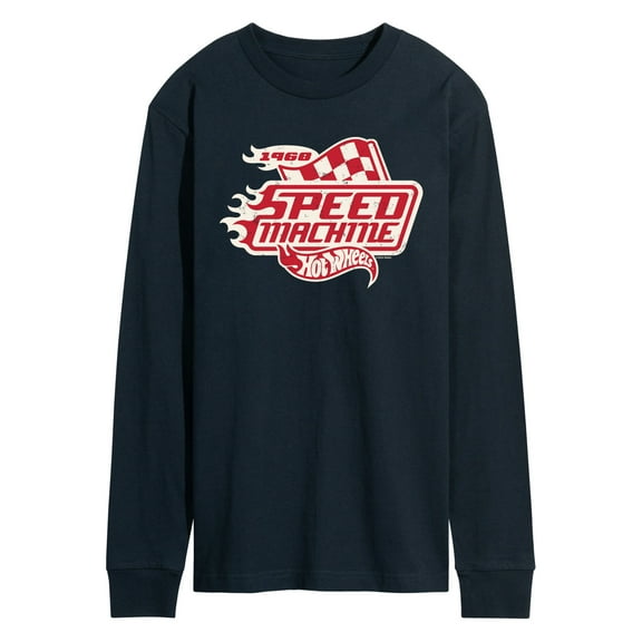 Hot Wheels - Speed Machine Logo - Men's Long Sleeve Graphic T-Shirt