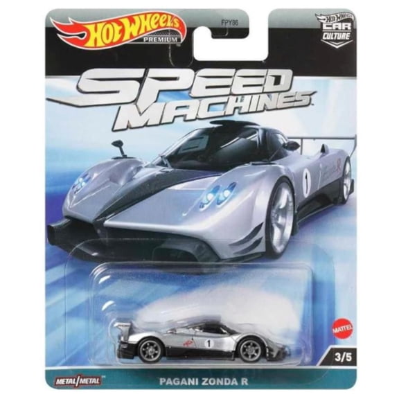 Hot Wheels Speed Machines Pagani Zonda R Premium